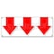 Signmission GIANT DOWN ARROW BANNER SIGN turn here sale follow directions arrived B-Giant Down Arrow - alternate 1